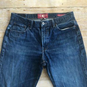 Lucky Brand 181 Relaxed Straight Jeans 34 x 25